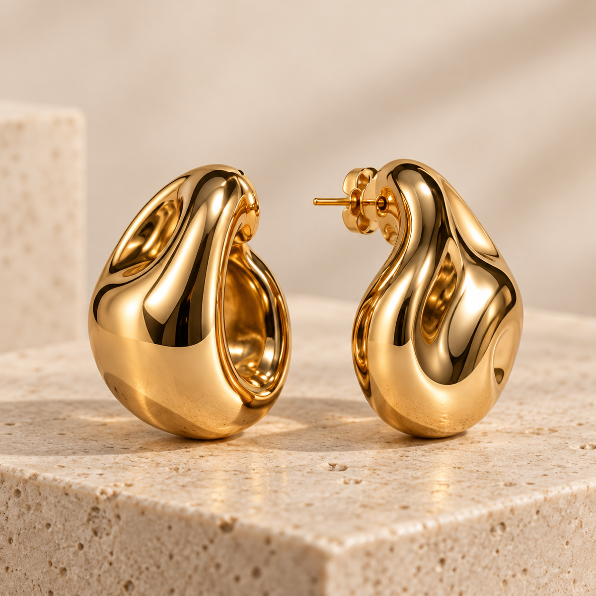 Chunky Sculptural Earrings