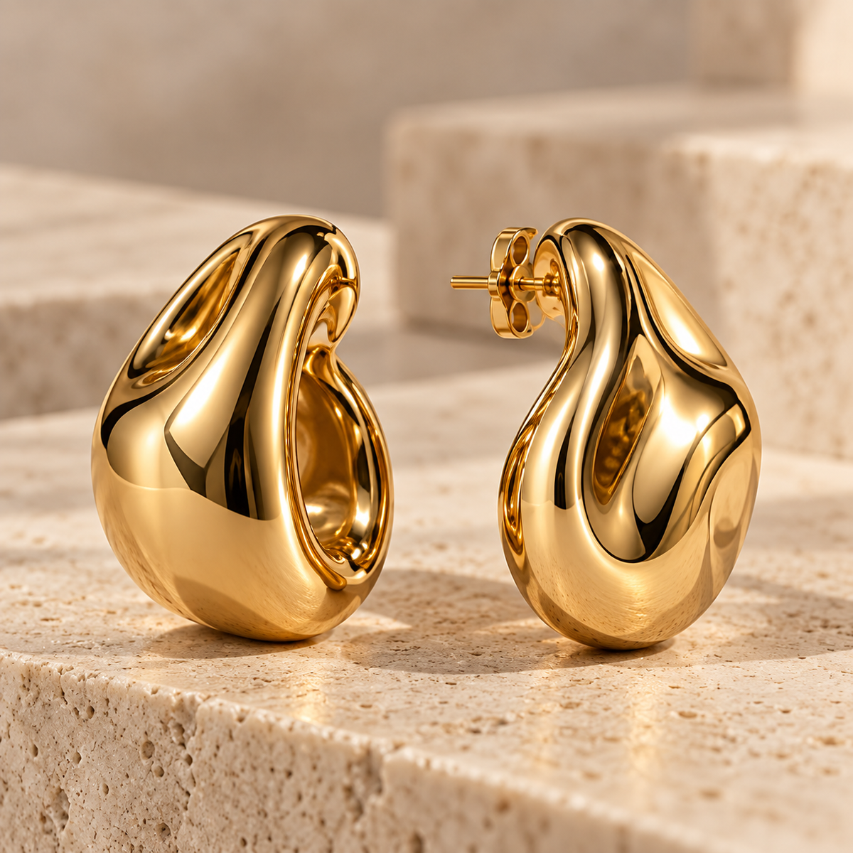 Chunky Sculptural Earrings